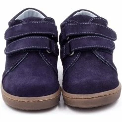 Boni & Sidonie BONI STANISLAS - Boots, bottines & bottes garcon Couleur Daim Bleu Marine -Boni & Sidonie || Bulle Bobble || Baerchi Soldes 10217692 500 C