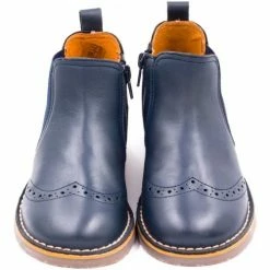 Boni & Sidonie BONI MALO - Boots, bottines & bottes garcon Couleur Bleu Marine -Boni & Sidonie || Bulle Bobble || Baerchi Soldes 10217704 500 C