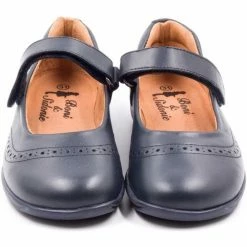 Boni & Sidonie BONI BETTY II - Ballerine fille Couleur Bleu Marine -Boni & Sidonie || Bulle Bobble || Baerchi Soldes 10253243 500 C