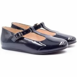 Boni & Sidonie - Chaussure ceremonie fille Couleur Vernis Bleu -Boni & Sidonie || Bulle Bobble || Baerchi Soldes 10353715 500 B