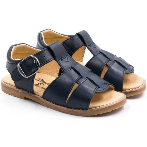 Boni & Sidonie BONI ACHILLE II - Sandales garçon - sandales enfant Couleur Bleu Marine 5 Boni & Sidonie BONI ACHILLE II - Sandales garçon - sandales enfant Couleur Bleu Marine – Image 3