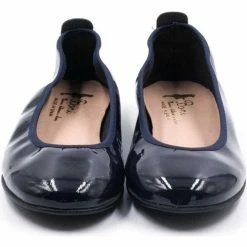 Boni & Sidonie BONI AMANDINE - Ballerine fille Couleur Vernis Bleu -Boni & Sidonie || Bulle Bobble || Baerchi Soldes 15437569 500 C