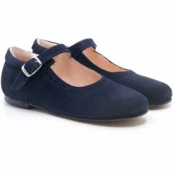 Boni & Sidonie BONI VALENTINE - Chaussures fille & Ballerines fille Couleur Daim Bleu Marine -Boni & Sidonie || Bulle Bobble || Baerchi Soldes 15468484 500 C