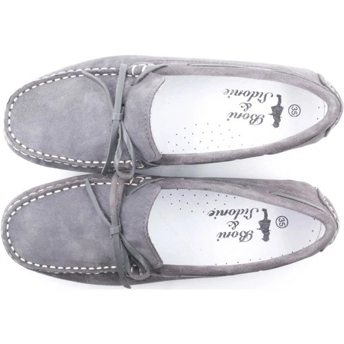 Boni & Sidonie BONI GABRIELLE II - Mocassin garçon Couleur Daim Gris Souris 4 Boni & Sidonie BONI GABRIELLE II - Mocassin garçon Couleur Daim Gris Souris – Image 2