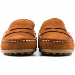 Boni & Sidonie BONI AMBROISE - Mocassin garçon Couleur Daim Beige Foncé -Boni & Sidonie || Bulle Bobble || Baerchi Soldes 17362584 500 C