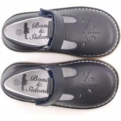 Boni & Sidonie BONI GEORGE - Sandales garçon - sandales enfant Couleur Bleu Marine -Boni & Sidonie || Bulle Bobble || Baerchi Soldes 17362586 500 B