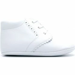 Boni & Sidonie BONI JAMES - Chausson cuir bébé Couleur Blanche