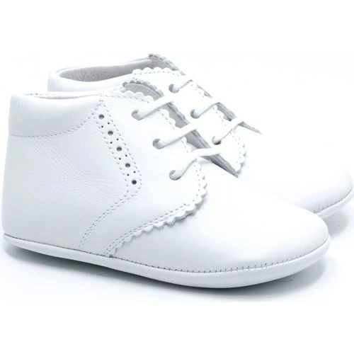 Boni & Sidonie BONI JAMES - Chausson cuir bébé Couleur Blanche 4 Boni & Sidonie BONI JAMES - Chausson cuir bébé Couleur Blanche – Image 2