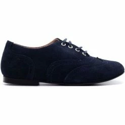 Boni & Sidonie BONI FRANÇOIS - Chaussure cérémonie garçon Couleur Daim Bleu Marine