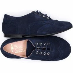 Boni & Sidonie BONI FRANÇOIS - Chaussure cérémonie garçon Couleur Daim Bleu Marine -Boni & Sidonie || Bulle Bobble || Baerchi Soldes 18066807 500 C