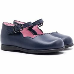 Boni & Sidonie BONI LINDA - Chaussure bébé premier pas Couleur Bleu Marine -Boni & Sidonie || Bulle Bobble || Baerchi Soldes 18402116 500 B