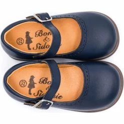 Boni & Sidonie BONI ORIANE - Chaussure bébé premier pas Couleur Bleu Marine -Boni & Sidonie || Bulle Bobble || Baerchi Soldes 18402117 500 C
