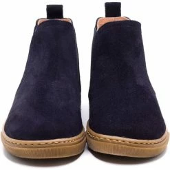 Boni & Sidonie BONI KOLA - Boots, bottines & bottes garcon Couleur Daim Bleu Marine -Boni & Sidonie || Bulle Bobble || Baerchi Soldes 18403389 500 C