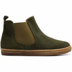 Boni & Sidonie BONI KOLA - Boots, bottines & bottes garcon Couleur Daim Vert