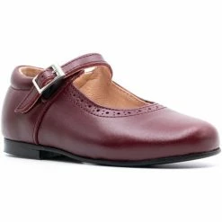 Boni & Sidonie BONI MINI AGATHE - Chaussure bebe fille Couleur bordeaux -Boni & Sidonie || Bulle Bobble || Baerchi Soldes 18986280 500 B