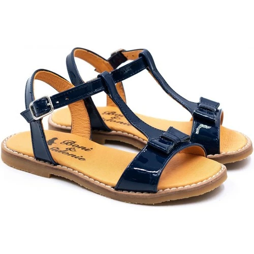 Boni & Sidonie BONI BLANCA - Sandales fille Couleur Bleu Marine 4 Boni & Sidonie BONI BLANCA - Sandales fille Couleur Bleu Marine – Image 2