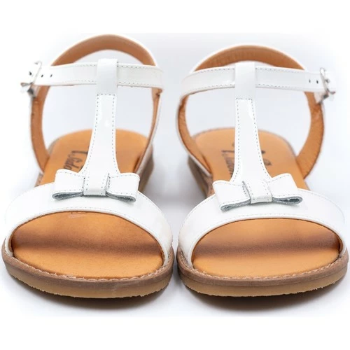 Boni & Sidonie BONI BLANCA - Sandales fille Couleur Blanche 4 Boni & Sidonie BONI BLANCA - Sandales fille Couleur Blanche – Image 2