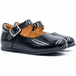 Boni & Sidonie BONI CATIA II - Chaussure bebe fille Couleur Vernis Noir -Boni & Sidonie || Bulle Bobble || Baerchi Soldes 19726809 500 B
