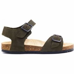 Boni & Sidonie BONI LEOPOLD - Sandales garçon - sandales enfant Couleur Daim Vert