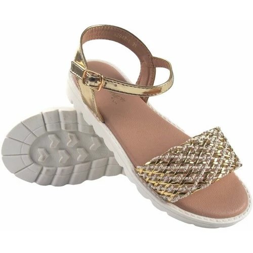 Bubble Bobble sandale fille a2942 or Couleur Doré 4 Bubble Bobble sandale fille a2942 or Couleur Doré – Image 2