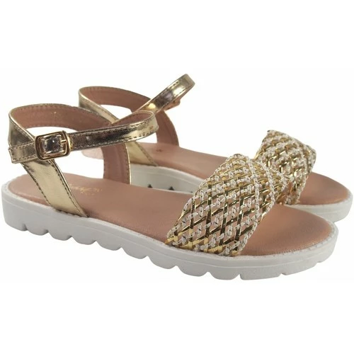 Bubble Bobble sandale fille a2942 or Couleur Doré 5 Bubble Bobble sandale fille a2942 or Couleur Doré – Image 3