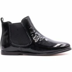 Boni & Sidonie BONI GILDAS - Boots fille & bottines fille Couleur Vernis Noir