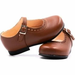 Boni & Sidonie BONI MINI AGATHE - Chaussure bebe fille Couleur Marron -Boni & Sidonie || Bulle Bobble || Baerchi Soldes 21098512 500 C