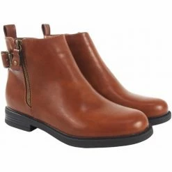 Bubble Bobble Bottine fille a3505 cuir Couleur Marron -Boni & Sidonie || Bulle Bobble || Baerchi Soldes 21208527 500 C