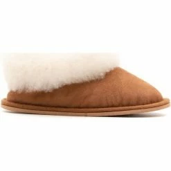 Boni & Sidonie BONI SHEEP - Chausson cuir bébé Couleur Daim Beige Foncé