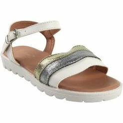 Bubble Bobble sandale fille a3271 blanc Couleur Argenté