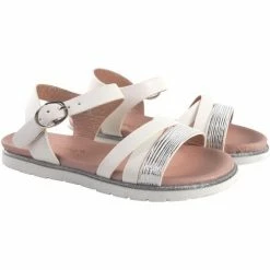 Bubble Bobble sandale fille a3004 blanc Couleur Blanc -Boni & Sidonie || Bulle Bobble || Baerchi Soldes 22366013 500 C