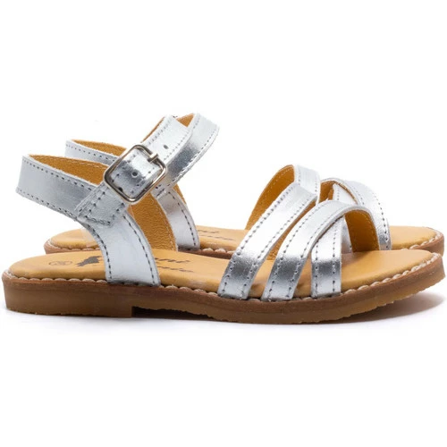 Boni & Sidonie BONI MINI ARIANE - Sandale bebe Couleur Argenté 4 Boni & Sidonie BONI MINI ARIANE - Sandale bebe Couleur Argenté – Image 2