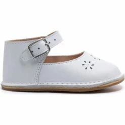 Boni & Sidonie BONI JOY - Chausson cuir bébé Couleur Blanche