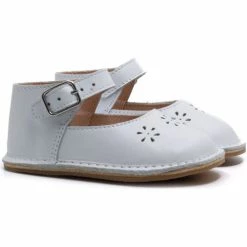 Boni & Sidonie BONI JOY - Chausson cuir bébé Couleur Blanche -Boni & Sidonie || Bulle Bobble || Baerchi Soldes 22684098 500 C