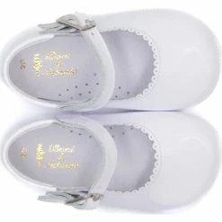 Boni & Sidonie BONI ALIX - Chaussures bébé cérémonie Couleur vernis blanc -Boni & Sidonie || Bulle Bobble || Baerchi Soldes 22932306 500 C