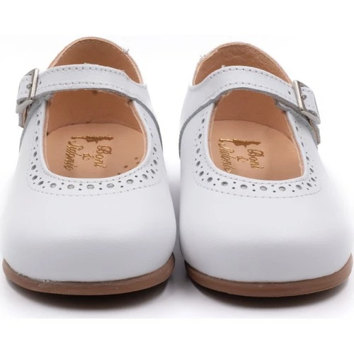Boni & Sidonie BONI MINI AGATHE - Chaussure bebe fille Couleur Blanche 5 Boni & Sidonie BONI MINI AGATHE - Chaussure bebe fille Couleur Blanche – Image 3