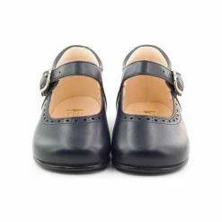 Boni & Sidonie BONI EMMA - Chaussure bebe fille Couleur Bleu Marine -Boni & Sidonie || Bulle Bobble || Baerchi Soldes 2635828 500 C