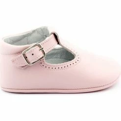 Boni & Sidonie BONI JOHAN - Chausson cuir bébé Couleur Rose