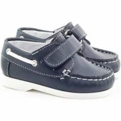 Boni & Sidonie BONI MINI BOAT - Mocassin bebe Couleur Bleu Marine -Boni & Sidonie || Bulle Bobble || Baerchi Soldes 3616225 500 B