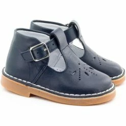 Boni & Sidonie BONI MINI HENRY - Chaussure bébé premier pas Couleur Bleu Marine -Boni & Sidonie || Bulle Bobble || Baerchi Soldes 3620588 500 B