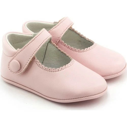 Boni & Sidonie BONI THÉRÈSE - Chausson cuir bébé Couleur Rose 4 Boni & Sidonie BONI THÉRÈSE - Chausson cuir bébé Couleur Rose – Image 2