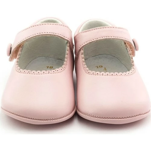 Boni & Sidonie BONI THÉRÈSE - Chausson cuir bébé Couleur Rose 5 Boni & Sidonie BONI THÉRÈSE - Chausson cuir bébé Couleur Rose – Image 3