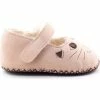 Boni & Sidonie BONI CAT - Chausson cuir bébé Couleur Rose