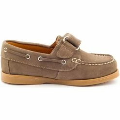 Boni & Sidonie BONI BOAT - Mocassin garçon Couleur Daim Marron -Boni & Sidonie || Bulle Bobble || Baerchi Soldes 5537344 500 C